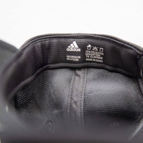 ADIDAS Black Patch Arrival Snap Back Baseball Cap - Picture 7 of 7